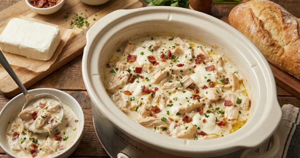 cream cheese chicken crock pot