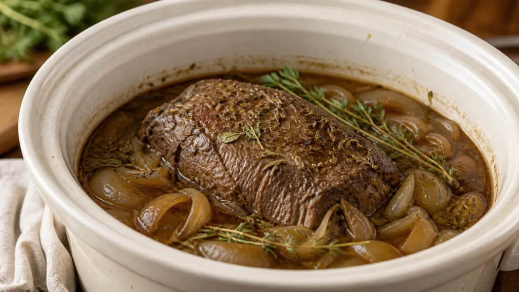 Beef Sirloin Tip Roast Slow Cooker Recipe: Easy Method