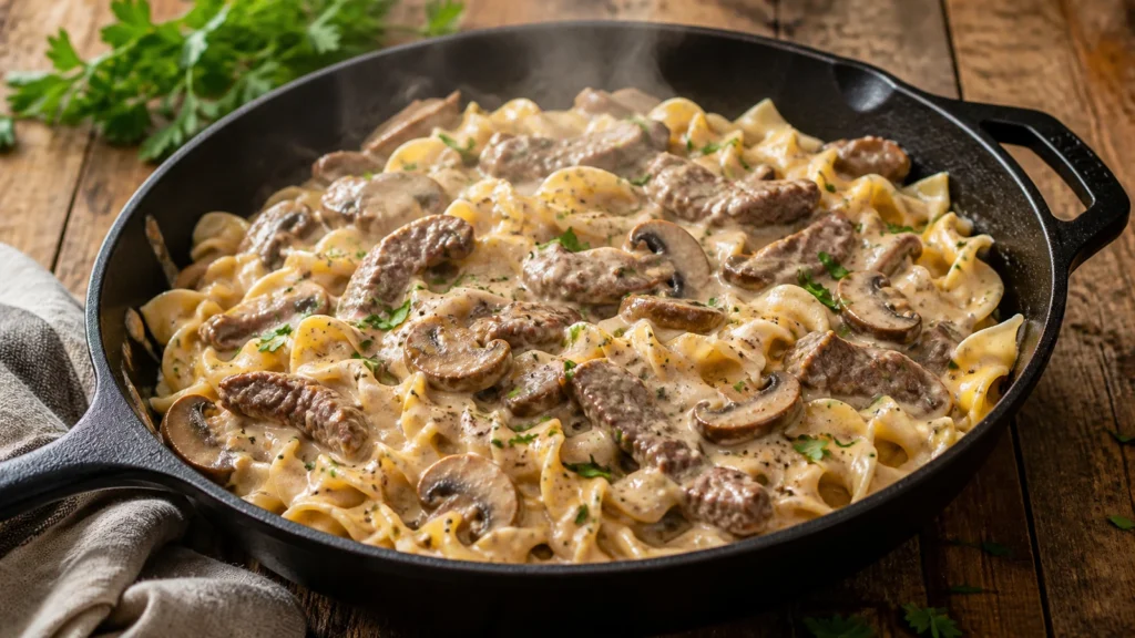 Beef Stroganoff with Cream of Mushroom Soup: Easy Guide