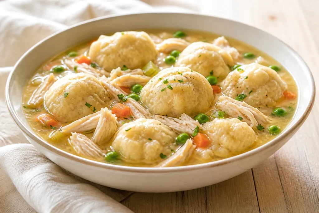 Bisquick Chicken and Dumplings Recipe (Fast Drop Dumplings)