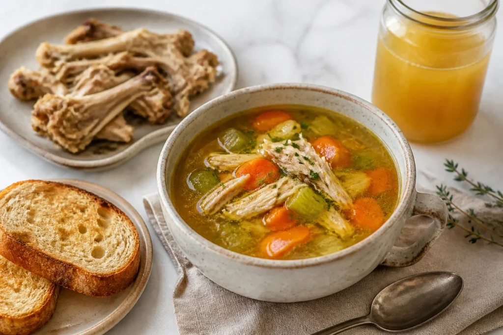 bone broth soup recipe chicken