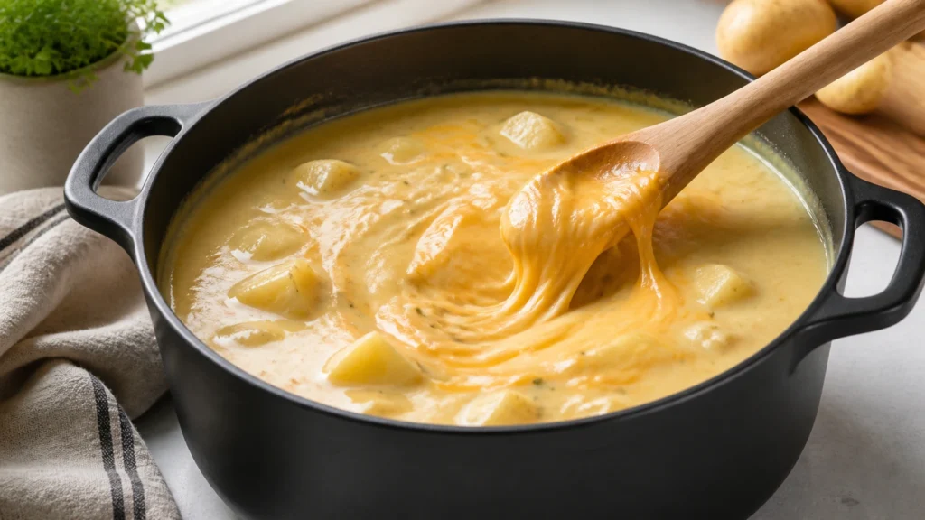 Cheesy Potato Soup Recipe: Easy Guide