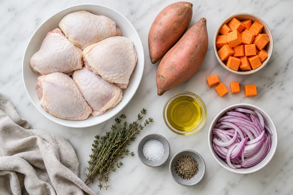 chicken and sweet potato recipes
