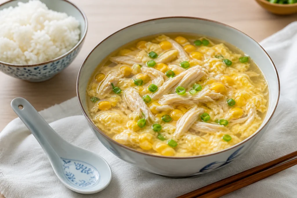 chicken corn soup recipe