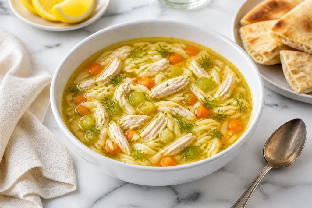 chicken orzo soup recipe