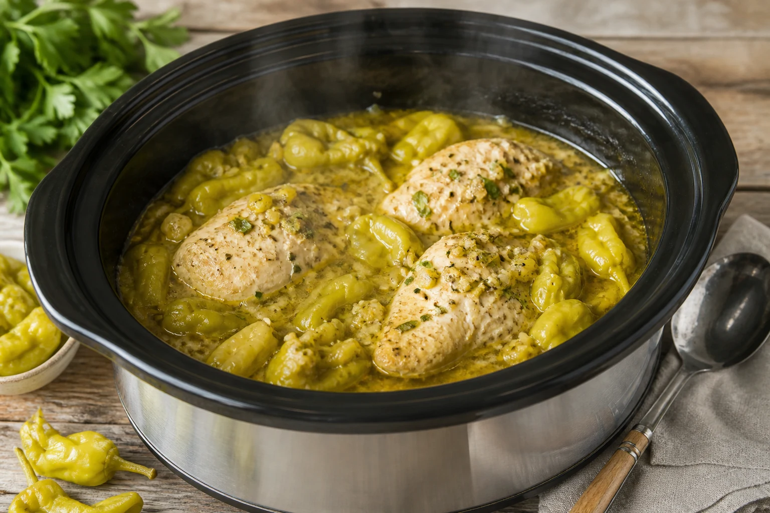 chicken pepperoncini crock pot