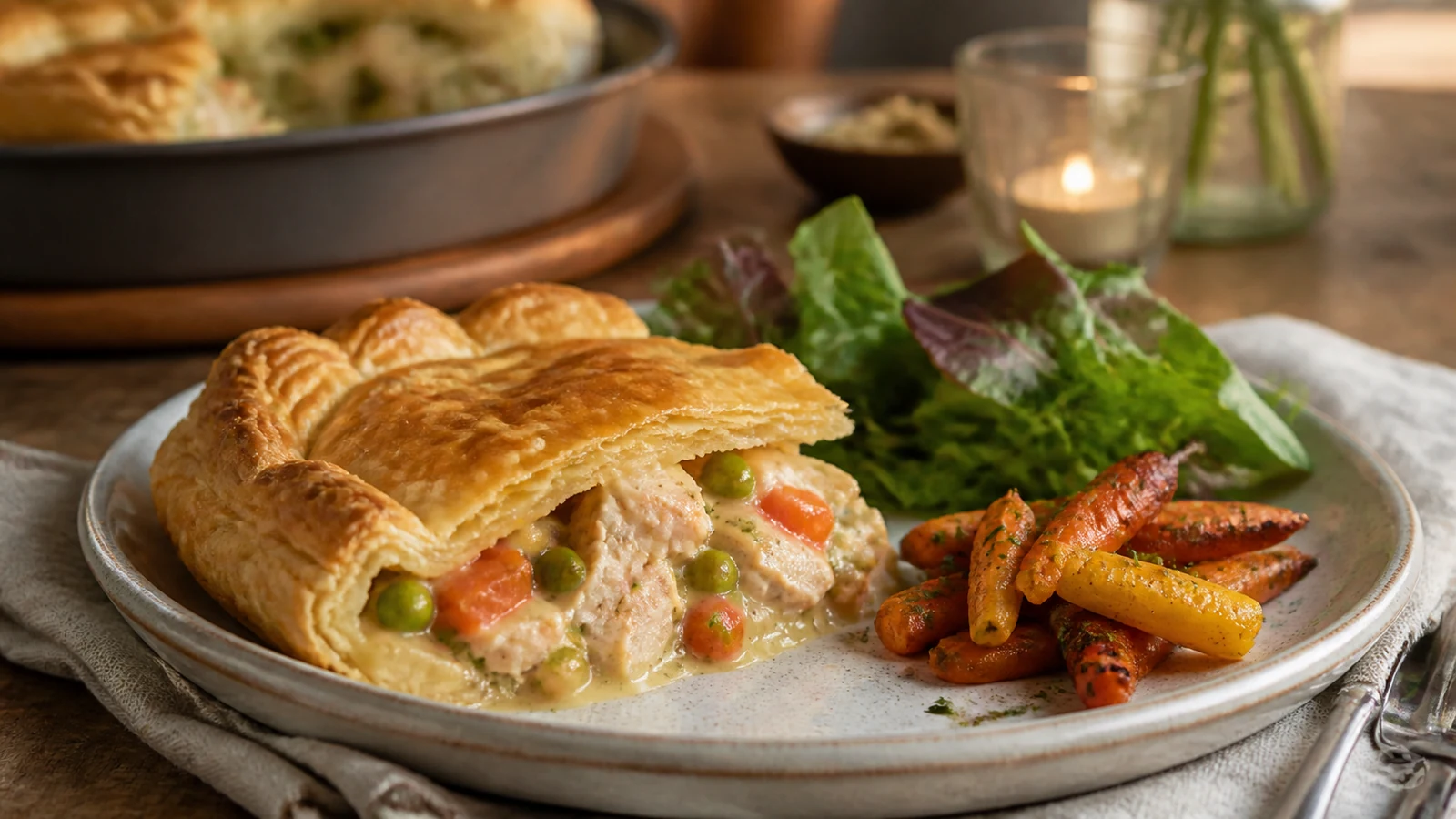 chicken pot pie recipe puff pastry