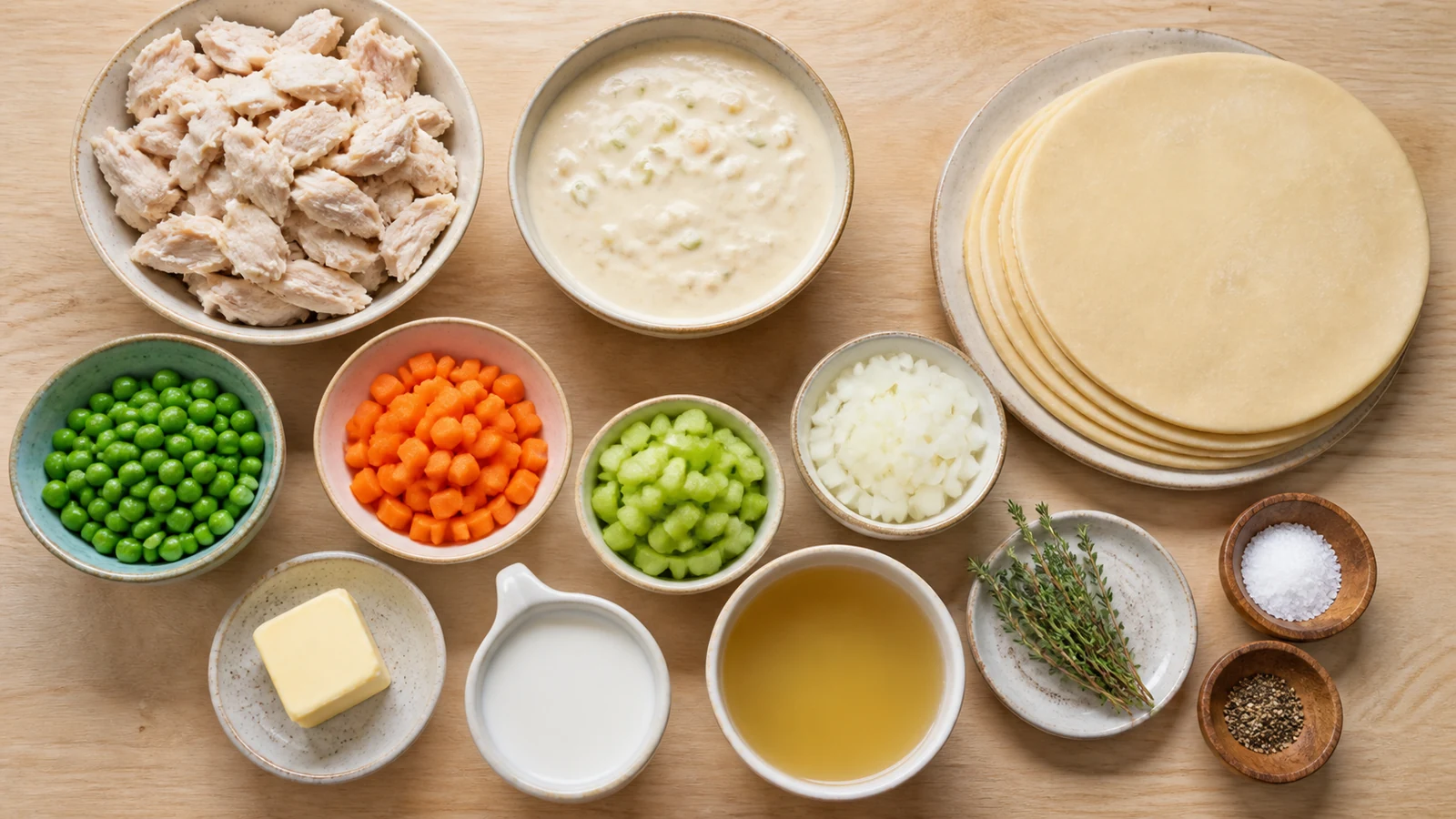 chicken pot pie recipe with cream of chicken soup