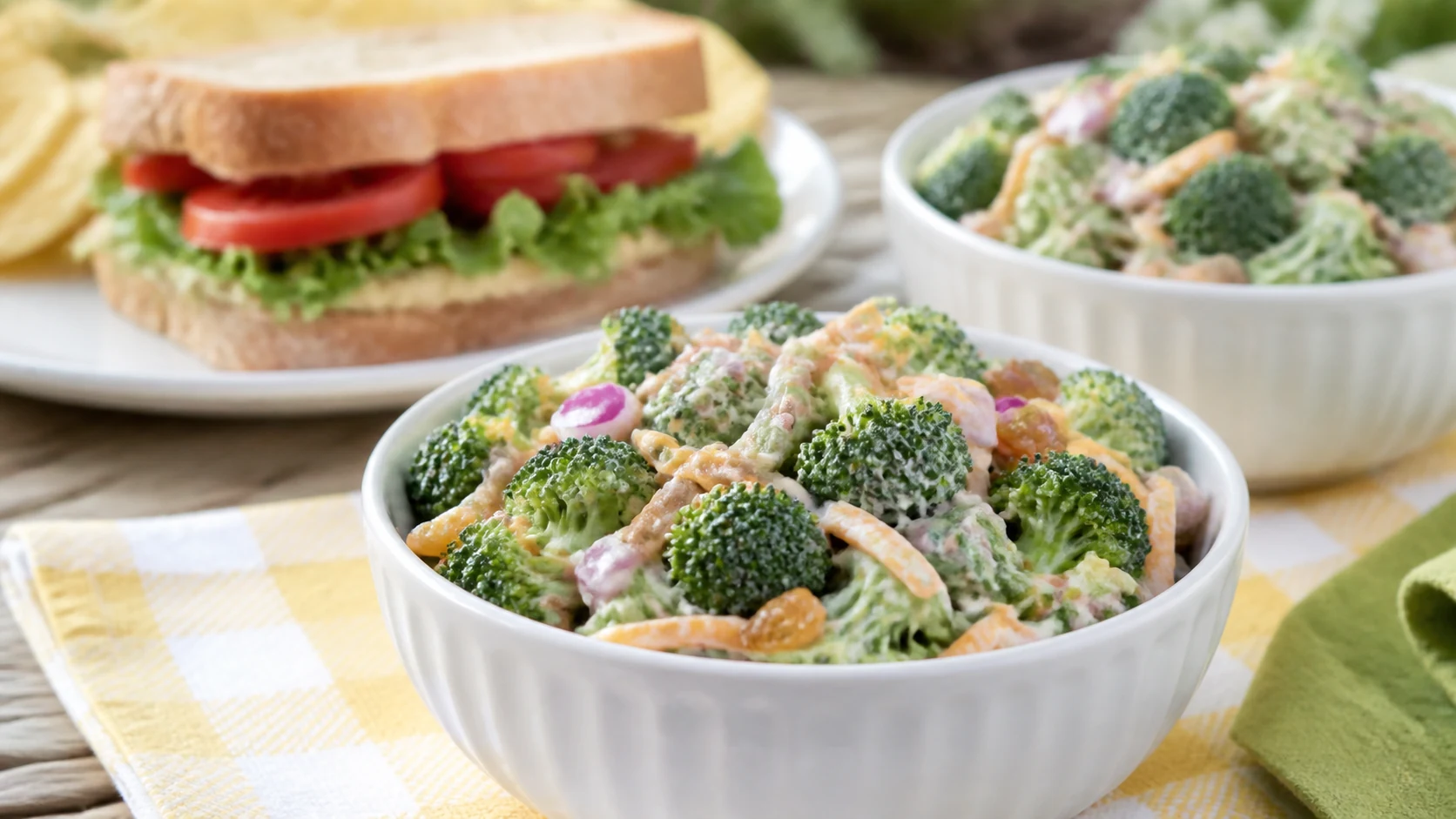 chicken salad chick broccoli salad recipe