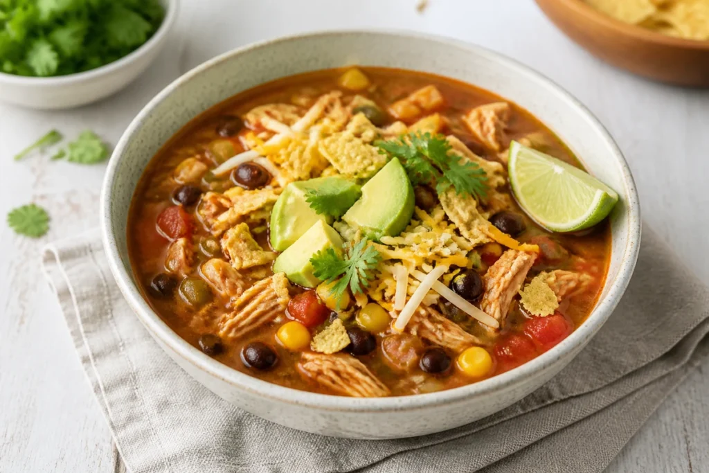 Chicken Taco Soup Recipe (Easy, 30 Minutes)