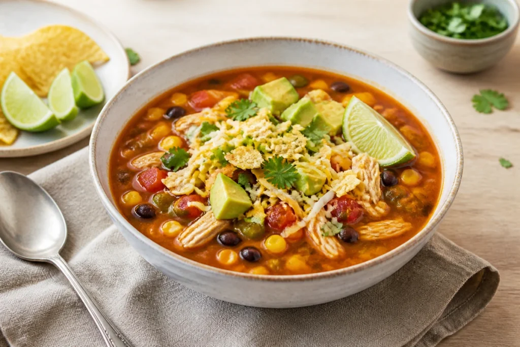 chicken taco soup recipe