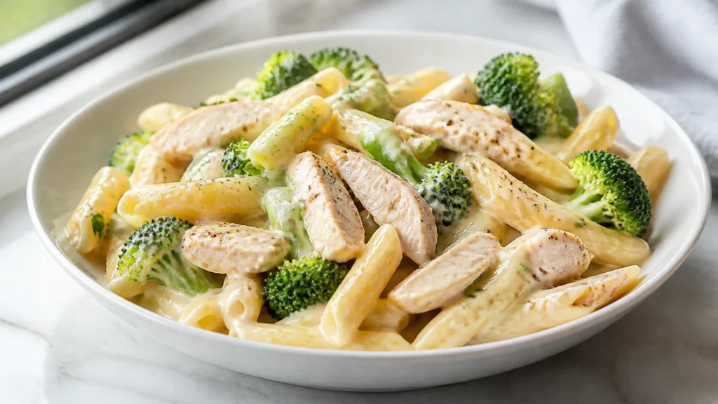 Chicken Ziti Alfredo Broccoli That Never Splits