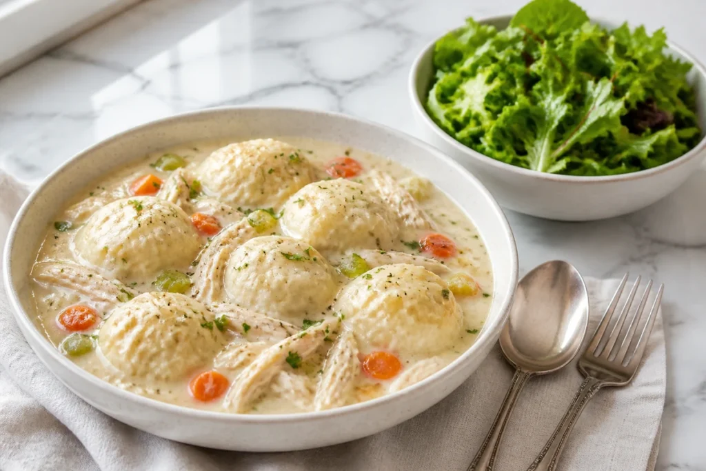 creamy chicken and dumplings recipe