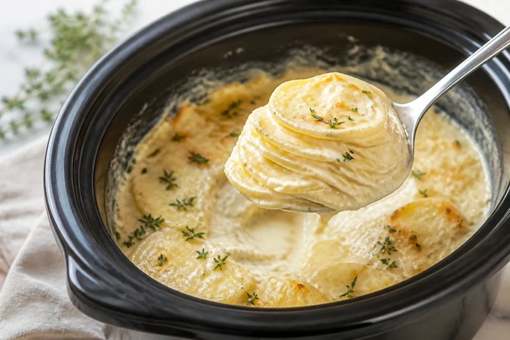 Crockpot Scalloped Potatoes Recipe That Is Never Watery