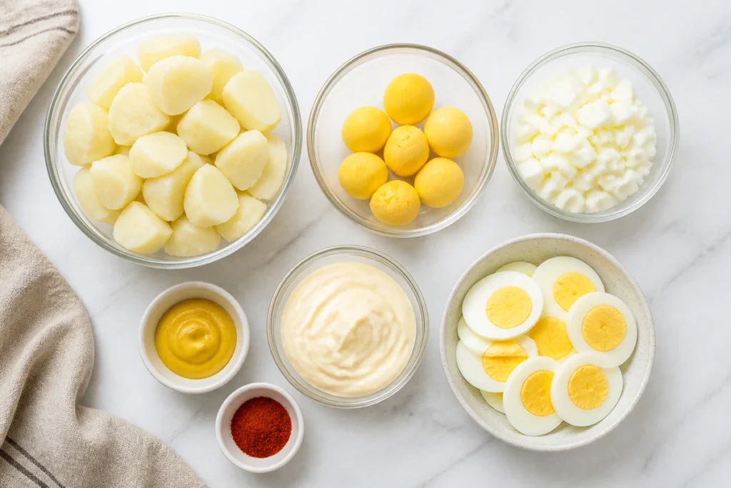 deviled egg potato salad recipe