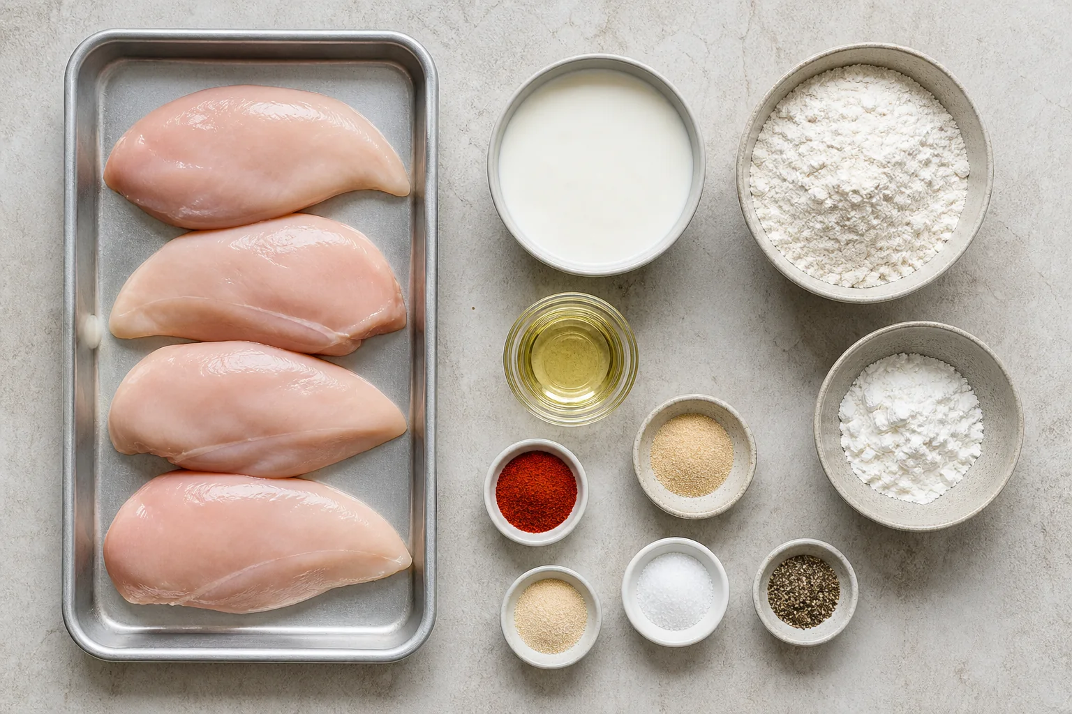 fried chicken breast recipe