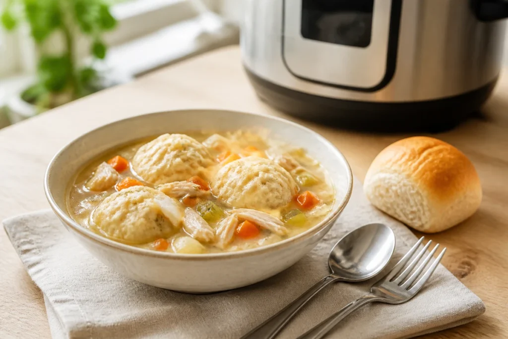 instant pot chicken and dumplings recipe