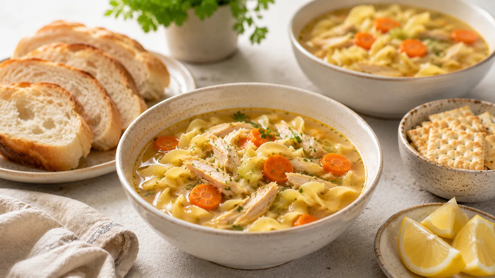 instant pot chicken noodle soup recipe