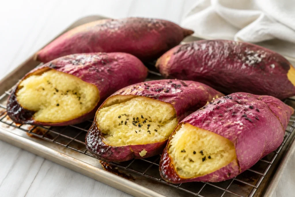 Japanese Sweet Potato Recipe (Sweet Roasted Satsumaimo)