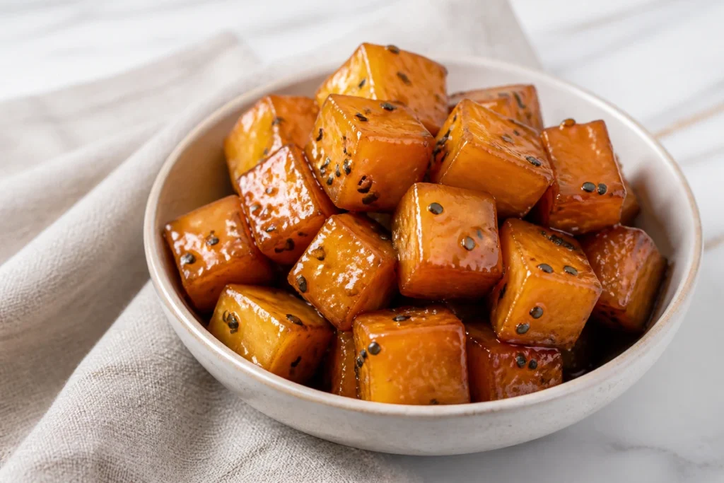 Korean Sweet Potato Recipe (Crispy Goguma Mattang)
