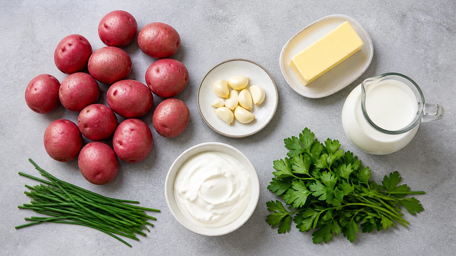 mashed red potatoes recipe