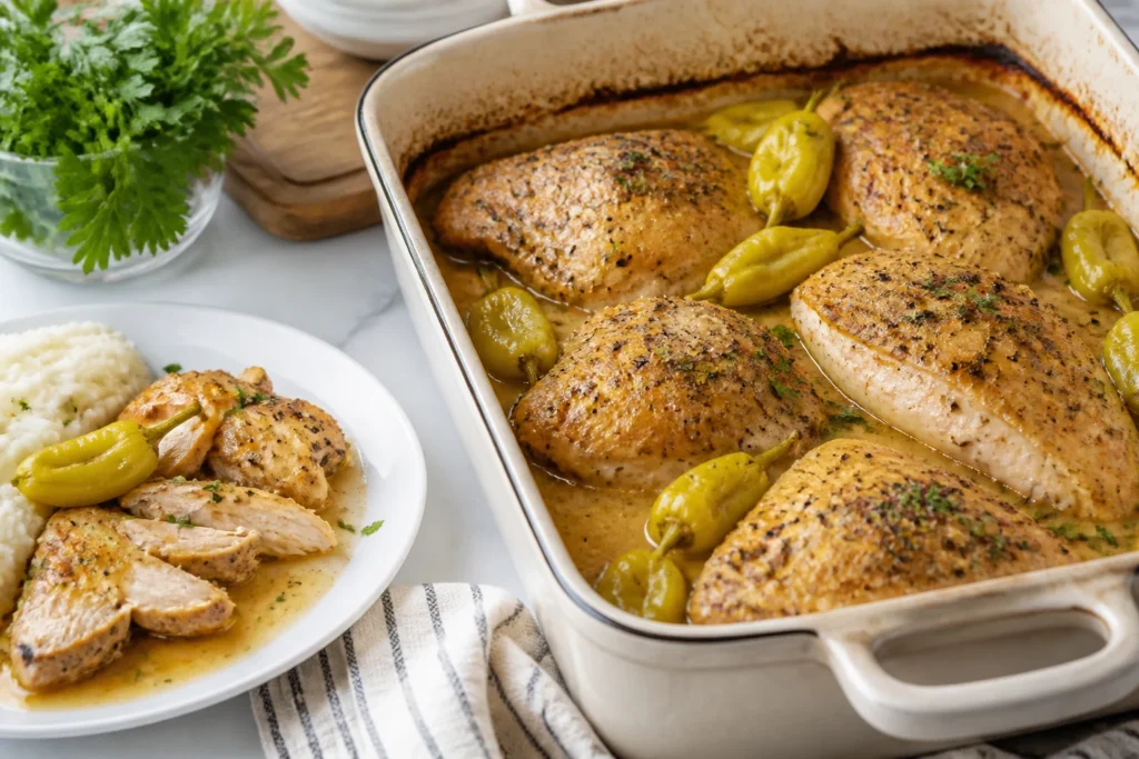 Mississippi Chicken in Oven Method