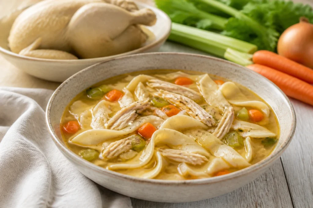 Old Fashioned Chicken and Dumplings Recipe (Whole-Chicken Stock)
