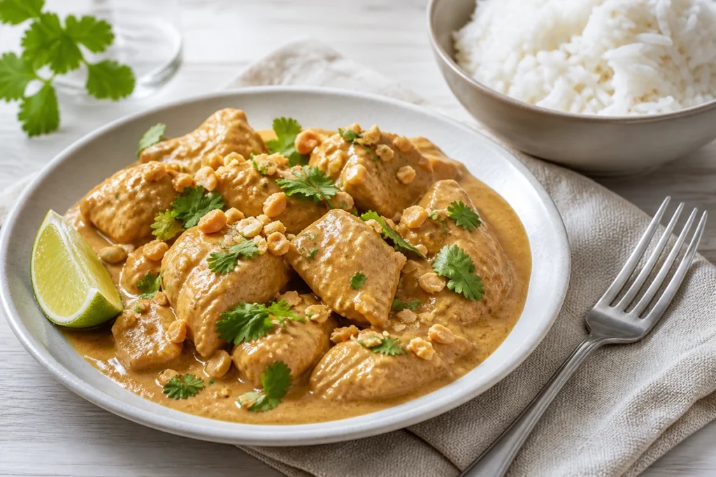 peanut butter chicken recipe