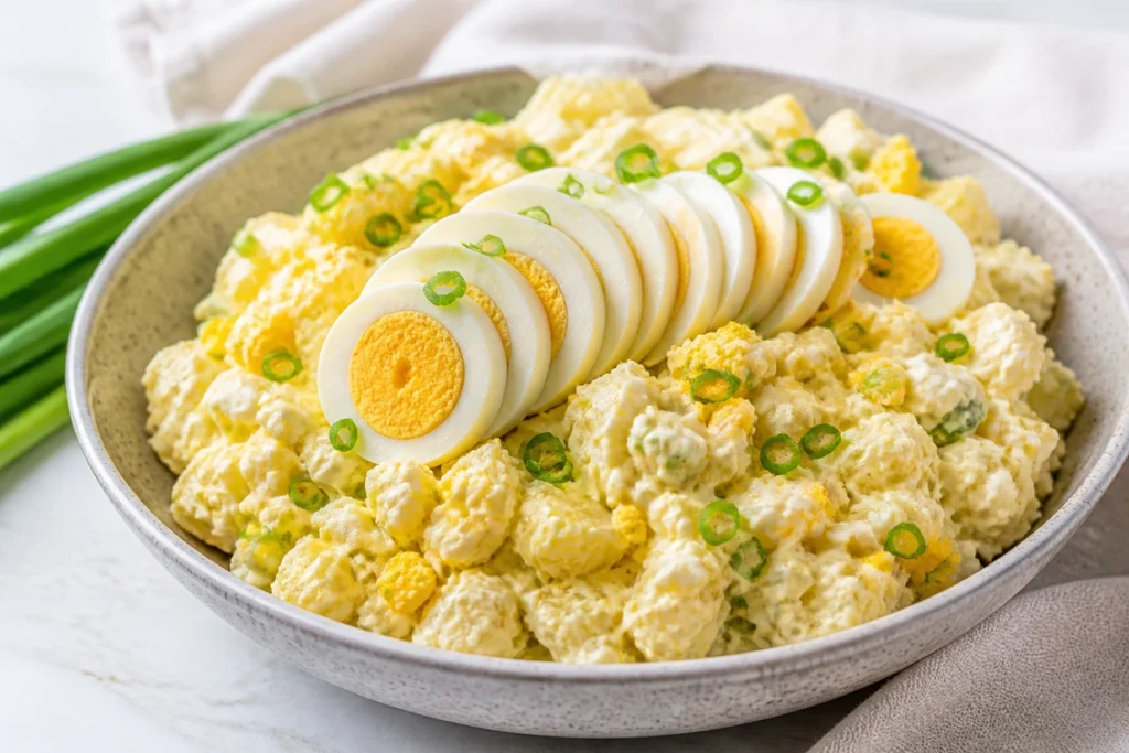 Potato & Egg Salad Recipe with Eight Eggs