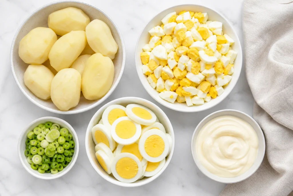 potato & egg salad recipe