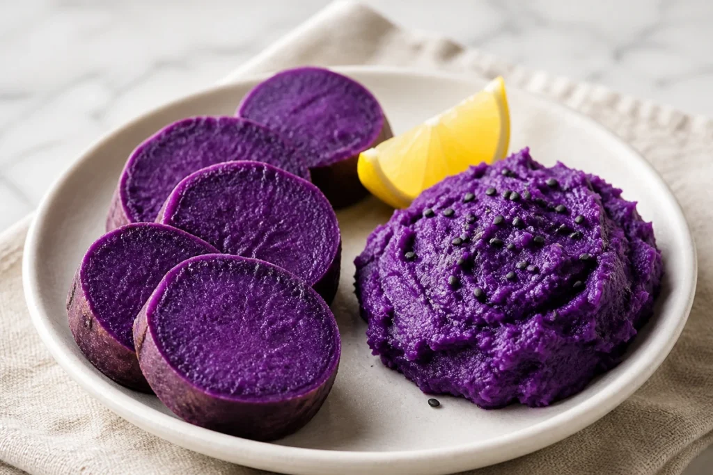 Purple Sweet Potato Recipe (Keeps Its Vivid Colour)