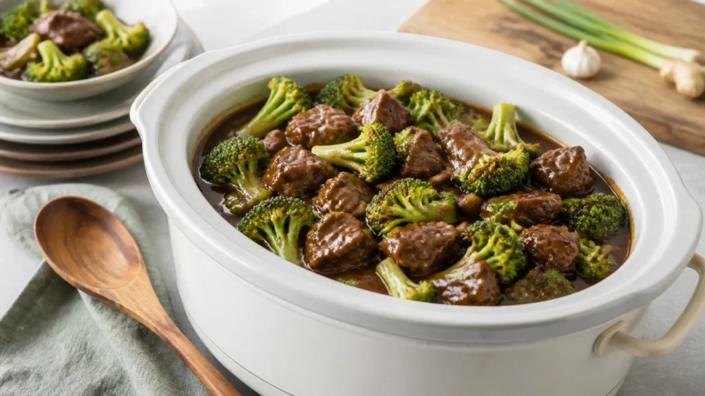 Recipe for Crock Pot Beef and Broccoli: Easy Method