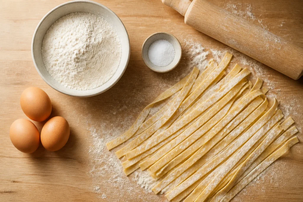 recipe for homemade noodles for chicken noodle soup
