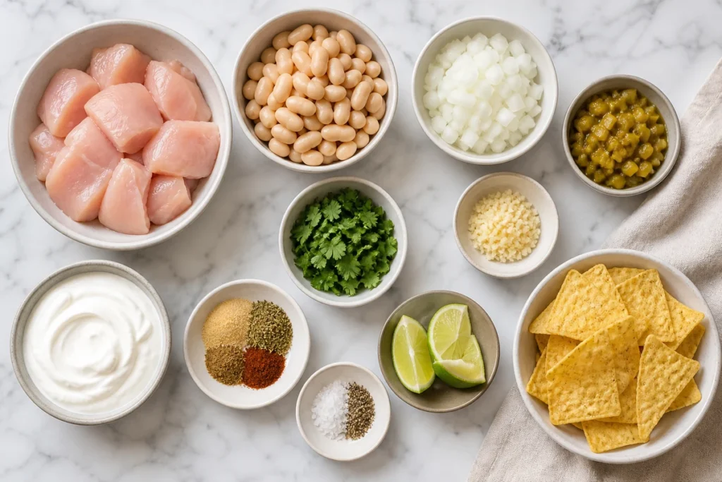 recipes for white chili with chicken and white beans