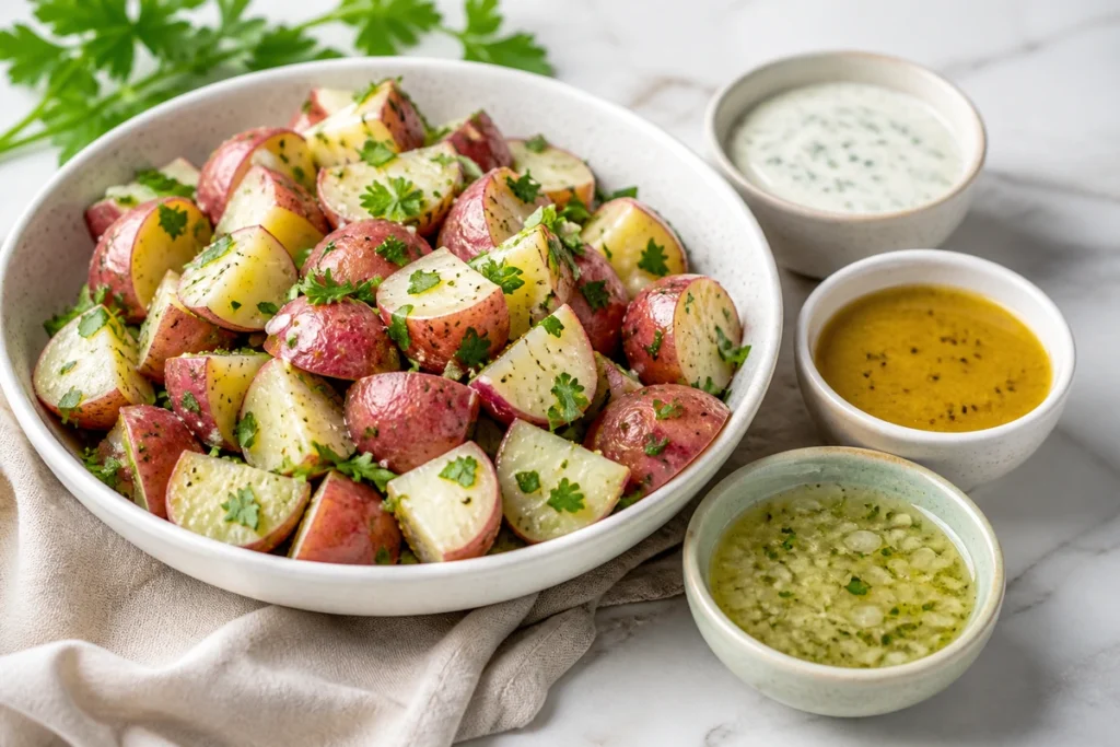 Red Potato Salad Recipes: One Base, Three Dressings