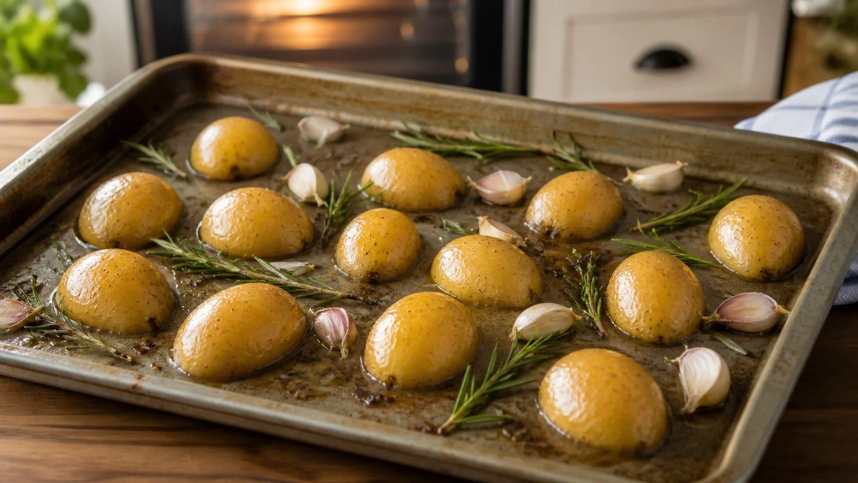 roasted yellow potatoes