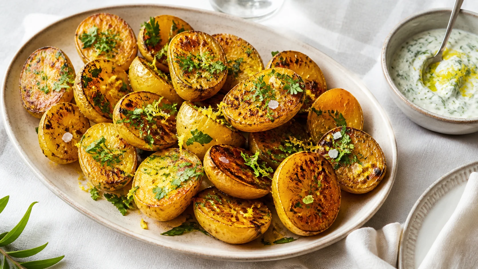 roasted yellow potatoes