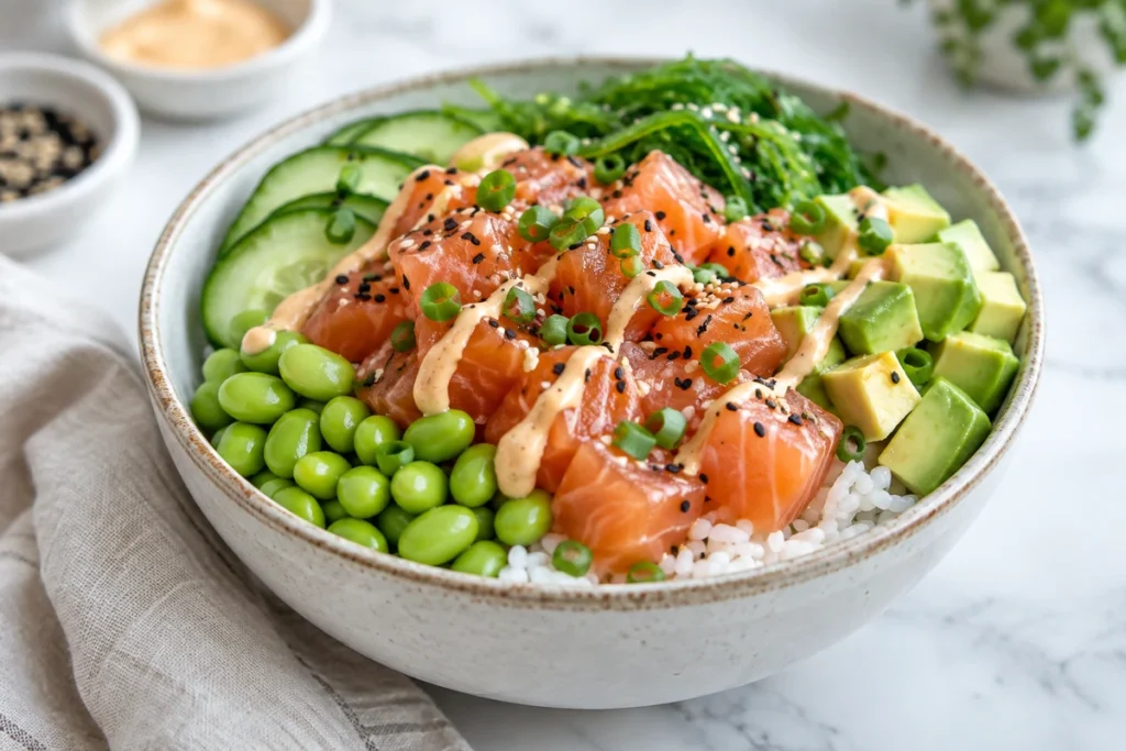 Salmon Poke Bowl Recipe: Fresh & Easy
