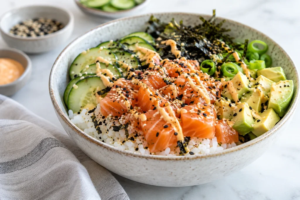 Salmon Sushi Bowl Recipe: Easy Deconstructed Sushi