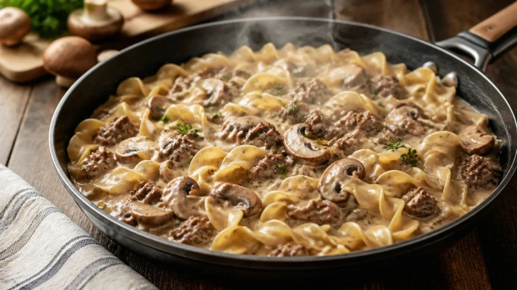 Stroganoff Recipe with Ground Beef: Simple Method