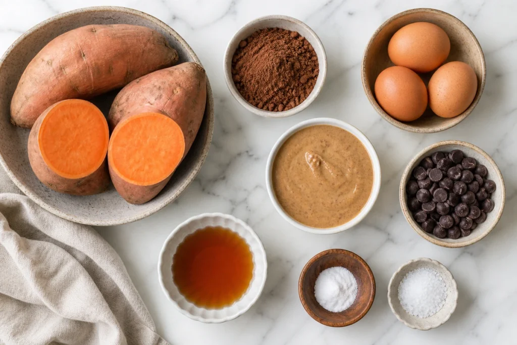 sweet potato brownie recipe