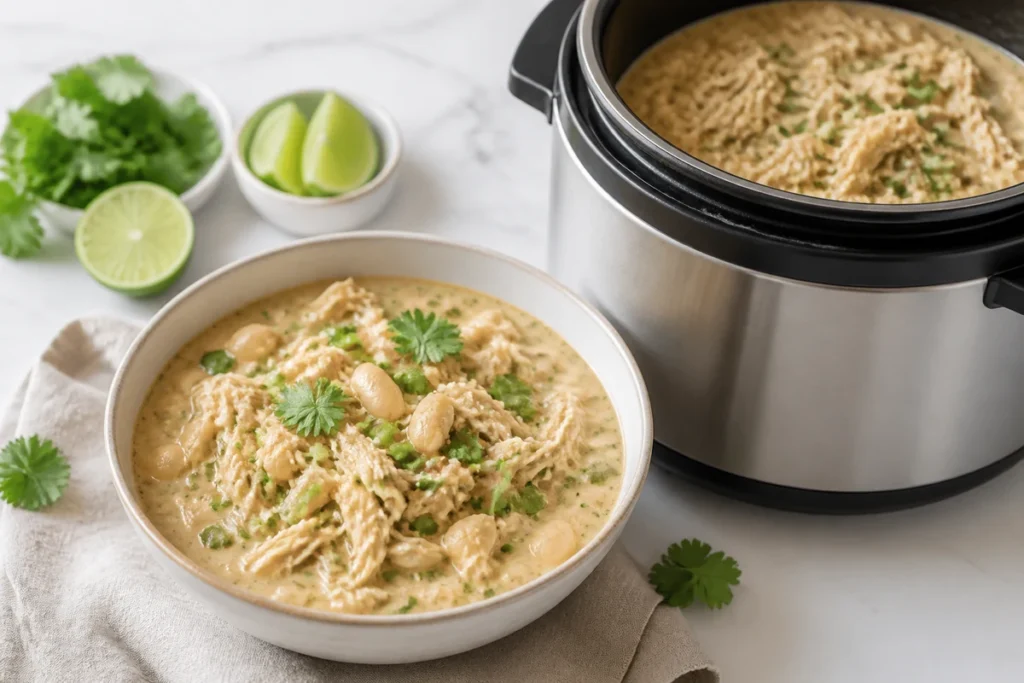 White Chicken Chili Recipe Instant Pot (Fast, Creamy)