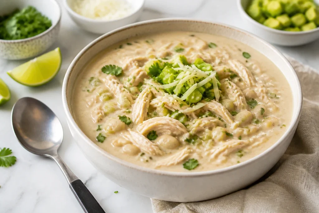 white chicken chili recipe with cream cheese