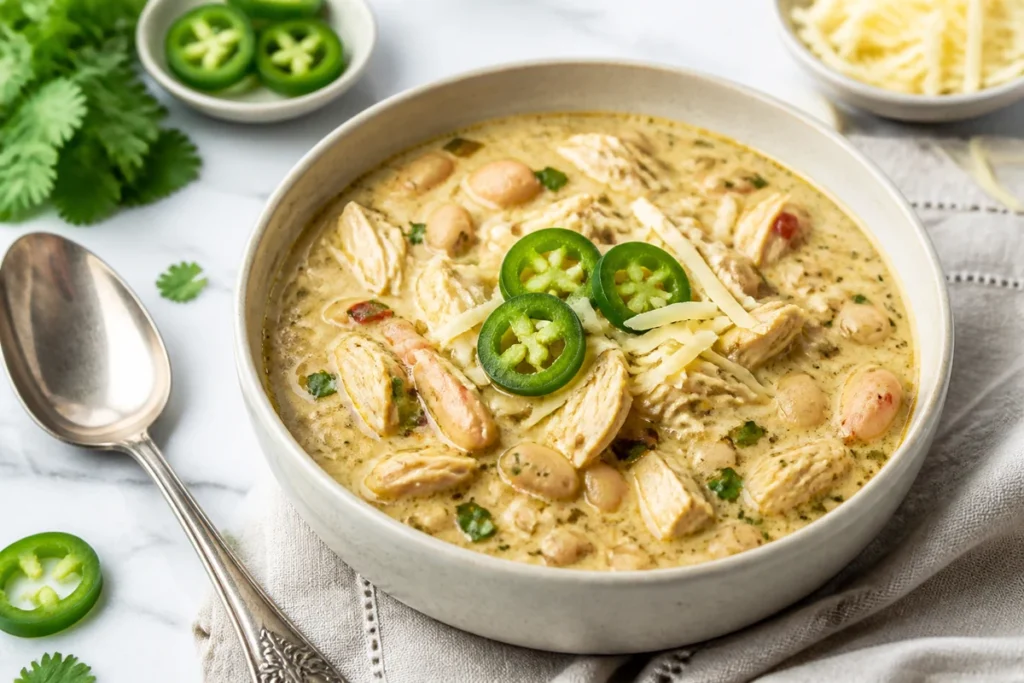 widowmaker creamy white chicken chili recipe