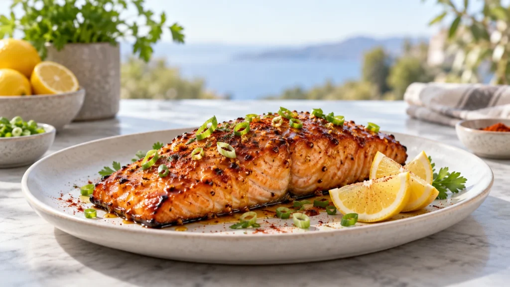 Delicious baked salmon recipe brown sugar: Glaze Secret
