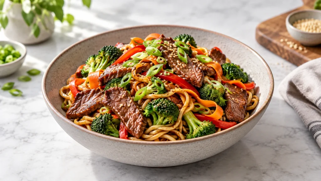 30-Minute Beef Stir Fry Recipe with Noodles: Easy Win