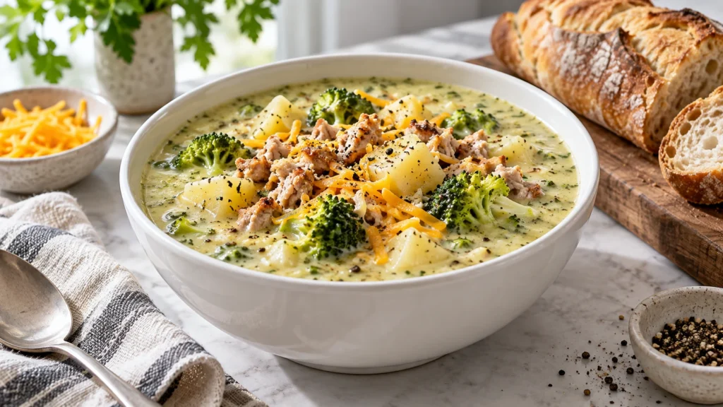 Easy broccoli and potato soup recipe: Ultimate Comfort
