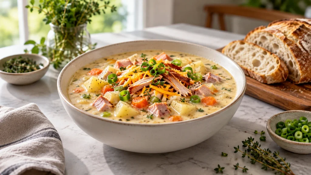 Cozy cream of potato and ham soup recipe: One-Pot Magic