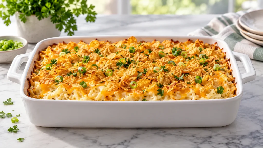 Easy Funeral Potatoes Recipe with Irresistible Crunch