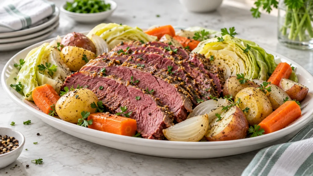 Tender instant pot corned beef and cabbage recipe